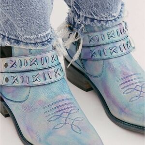 Bed Stu x Free People Watercolor Boots Size 9